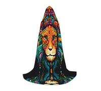 WZYCWB Nice Lion L - Mantello con cappuccio per costume cosplay - Accessori per feste in costume