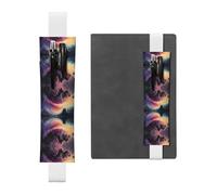 WZYCWB Onde fluide Astucci Diario, portapenne in PVC e portapenne con elastici e segnalibri sono le migliori scelte regalo.