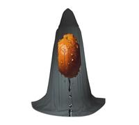 WZYCWB Orange Water Drops, mantello con cappuccio L con stampa di gocce d'acqua | costume cosplay, Halloween Anime Party Prop