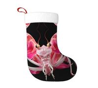 WZYCWB Orchid Praying Mantis Prints calze natalizie, appese al caminetto, sono perfette per contenere regali e dolci.