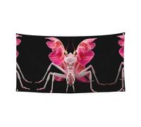 WZYCWB Orchidea che prega Mantide festa Banner decorazione festa banner adatto per feste di compleanno o decorazioni di vacanza