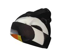 WZYCWB Panda gigante che conosce il kung fu. Questo cappello lavorato a maglia per adulti presenta un berretto stampato perfetto per l'autunno e l'inverno fornendo calore e comfort nero