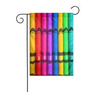 WZYCWB pastelli colorati Bandiere decorative da giardino stampate, piccole bandiere impermeabili all'aperto, decorazione di atmosfera festiva