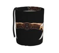 WZYCWB Pattumiera a forma di aquila con ali da appendere, pratico e comodo, adatto per diversi modelli di auto, offre spazio ideale per riporre oggetti