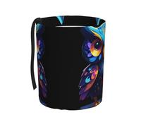 WZYCWB Pattumiera a forma di gufo Cosmic Owl, pratica e comoda, adatta per diversi modelli di auto, offre spazio ideale per riporre oggetti