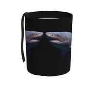 WZYCWB Pattumiera a forma di squalo, da appendere, pratica e comoda, adatta per diversi modelli di auto, offre spazio ideale per riporre oggetti