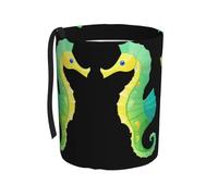 WZYCWB Pattumiera da appendere a forma di cavalluccio marino minimalista, pratico e comodo, adatto per diversi modelli di auto, fornendo spazio ideale per riporre oggetti