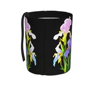 WZYCWB Pattumiera da appendere con fiori di iris al sole, pratico e comodo, adatto per diversi modelli di auto, fornendo spazio ideale per riporre oggetti