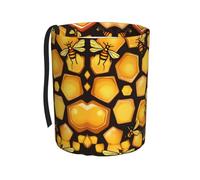 WZYCWB Pattumiera da appendere per auto, a forma di ape, pratica e comoda, adatta per diversi modelli di auto, offre spazio ideale per riporre oggetti