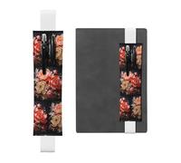 WZYCWB Peonie dai colori vivaci Astucci Diario, portapenne in PVC e portapenne con elastici e segnalibri sono le migliori scelte regalo.