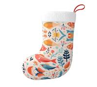 WZYCWB Piccoli fiori Vacanza calzini decorativi 17,7 pollici calzini di stoccaggio