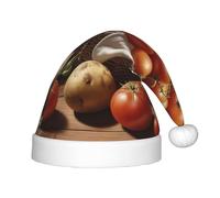 WZYCWB Piccolo cappello per feste di Natale con pomodorini, regalo per attività scolastiche per bambini, decorazione per feste di Natale