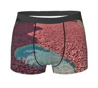 WZYCWB Pink Petals XX-Large Boxer da uomo (S-XXL) - tessuto elastico leggero, traspirante, assorbe il sudore, elasticizzato