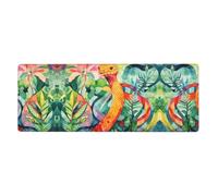 WZYCWB pittura ad olio di un tappetino per mouse serpente 30 x 80 cm Tappetino per mouse da gioco adatto per laptop e ambienti ufficio