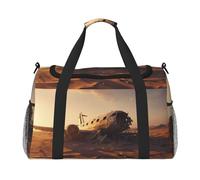 WZYCWB piumaggio Borsa da viaggio portatile borsa da fine settimana borsa fitness yoga adatta per fitness e altri scenari, Relitto aereo, Taglia unica