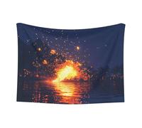 WZYCWB Pixel Particle Storm - Coperta per animali domestici stampata, disponibile in una varietà di dimensioni, adatta per ceste, letti e nidi per animali domestici