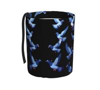 WZYCWB Pixel Pigeon Swarm - Pattumiera da appendere per auto, pratica e comoda, adatta per diversi modelli di auto, fornisce spazio ideale per riporre oggetti