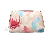 WZYCWB Plumage - Trousse da donna in pelle stampata, elegante e morbida, resistente, Piumaggio, Taglia unica