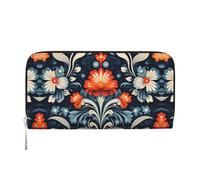 WZYCWB Pochette vintage in pelle con motivo insetti con cerniera e porta carte sono perfetti per i viaggi o l'uso quotidiano, Tatuaggi Decorativi Vintage, Taglia unica