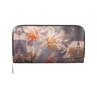 WZYCWB Pochette vintage in pelle con motivo insetti con cerniera e porta carte sono perfetti per i viaggi o l'uso quotidiano, Vermiglio vibrante, Taglia unica