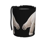 WZYCWB Polar Bear - Pattumiera da appendere per auto, pratica e comoda, adatta per diversi modelli di auto, offre spazio ideale per riporre oggetti