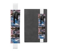 WZYCWB Portapenne in pelle con il Monte Fuji all'inizio della primavera, portapenne regolabile in pelle, perfetto per regali di Natale per il rientro a scuola