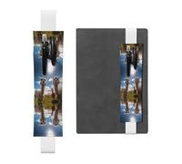 WZYCWB Portapenne in pelle di alpaca, segnalibro regolabile, perfetto per regali di Natale per il rientro a scuola