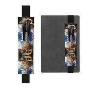 WZYCWB Portapenne in PVC con stampa anime, grande capacità, con stampa del cielo e astuccio per diario creativo, con fascia elastica, design antiscivolo