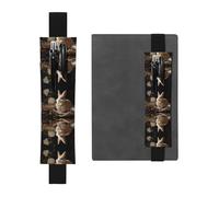 WZYCWB Portapenne in PVC con stampa di coniglietto di grande capacità, con astuccio creativo e fascia elastica, design antiscivolo