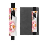 WZYCWB Portapenne in PVC con stampa di frammenti di colore e astuccio creativo con fascia elastica antiscivolo