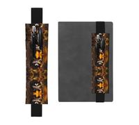 WZYCWB Portapenne in PVC con stampa di procione nerdy + astuccio portapenne creativo con fascia elastica antiscivolo