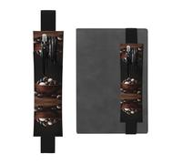 WZYCWB Portapenne in PVC con stampa di uova di mille anni + astuccio portapenne creativo con fascia elastica antiscivolo