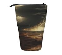 WZYCWB Portapenne retrattile con stampa a prova di tempo cupo, per dormitorio o ufficio.