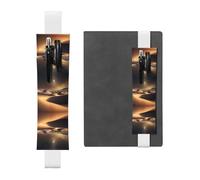 WZYCWB Portapenne Sahara Desert in pelle, segnalibro, portapenne regolabile in pelle, perfetto per il rientro a scuola regali di Natale