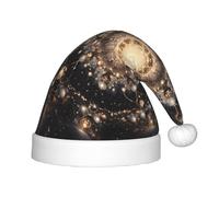 WZYCWB Quantum Mandala Pattern Fun Christmas Party Hat Class Party Activity Holiday Christmas Decoration Hat