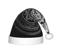 WZYCWB Quantum Ring Patterns Fun Christmas Party Hat - Cappello decorativo per feste di classe e attività