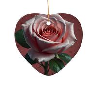 WZYCWB Questa fascia per capelli in ceramica a forma di stella con albero di Natale stampata con un motivo è perfetta per feste di Natale invernali e decorazioni per la casa., Misura unica, Ceramica