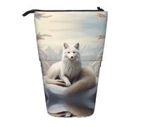 WZYCWB Quiet Fox - Portapenne retrattile con stampa, adatto per l'uso come semplice borsa per cosmetici, portafoglio, ecc.