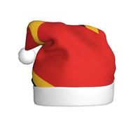 WZYCWB Repubblica Democratica di Timor Est cappello di Babbo Natale, adatto per feste di Natale, feste di Capodanno e spettacoli teatrali.