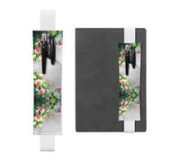 WZYCWB Rose Group - Segnalibro regolabile in pelle, perfetto per il rientro a scuola, regalo di Natale, portapenne in pelle