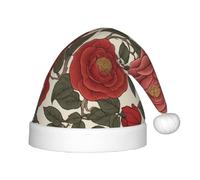 WZYCWB Rose of the Season Patterns Fun Christmas Party Hat Hat Class Party Activity Holiday Christmas Decoration Hat