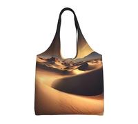 WZYCWB Sahara Desert Printed borsa in tela monospalla alla moda, adatta per viaggi e shopping quotidiani