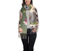 WZYCWB Scialle con nappe stampate, ideale per matrimoni, banchetti e cerimonie