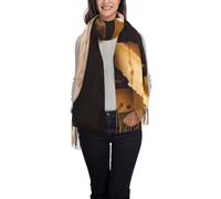 WZYCWB scialle stampato con nappa, vestito da sera, adatto per matrimoni, banchetti e cerimonie