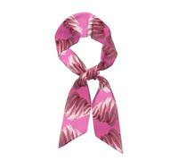 WZYCWB Sciarpa di seta stampata gelato rosa 120x8 cm, scialle leggero, morbido e caldo