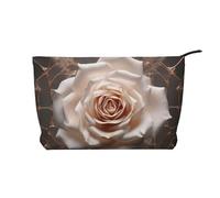 WZYCWB Scribbling Eagle - Borsa da toilette con motivo aquila, essenziale per organizzare cosmetici e prodotti per la cura della pelle., Rose in rete, Taglia unica