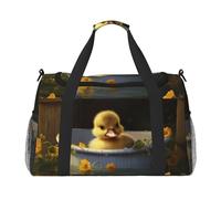 WZYCWB Scribbling Eagle Borsa da viaggio portatile borsa da weekend borsa fitness yoga borsa adatta per fitness e altri scenari, Anatroccolo Ruddy, Taglia unica