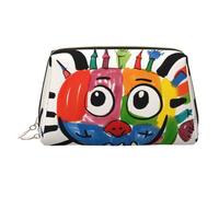 WZYCWB Scribbling Eagle - Trousse da donna in pelle stampata, elegante e morbida, resistente, Scribble a Smiley Face, Taglia unica