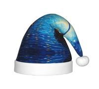 WZYCWB Sea in Starlight Patterns Cappelli per feste di Natale per bambini, morbidi e confortevoli, delicati sulla pelle, regali per feste di scuola materna