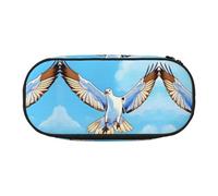 WZYCWB Seagulls in Flight - Astuccio portamatite di grande capacità, multifunzione, portatile e resistente, per ufficio e scuola, Nero , Taglia unica, Beauty Case